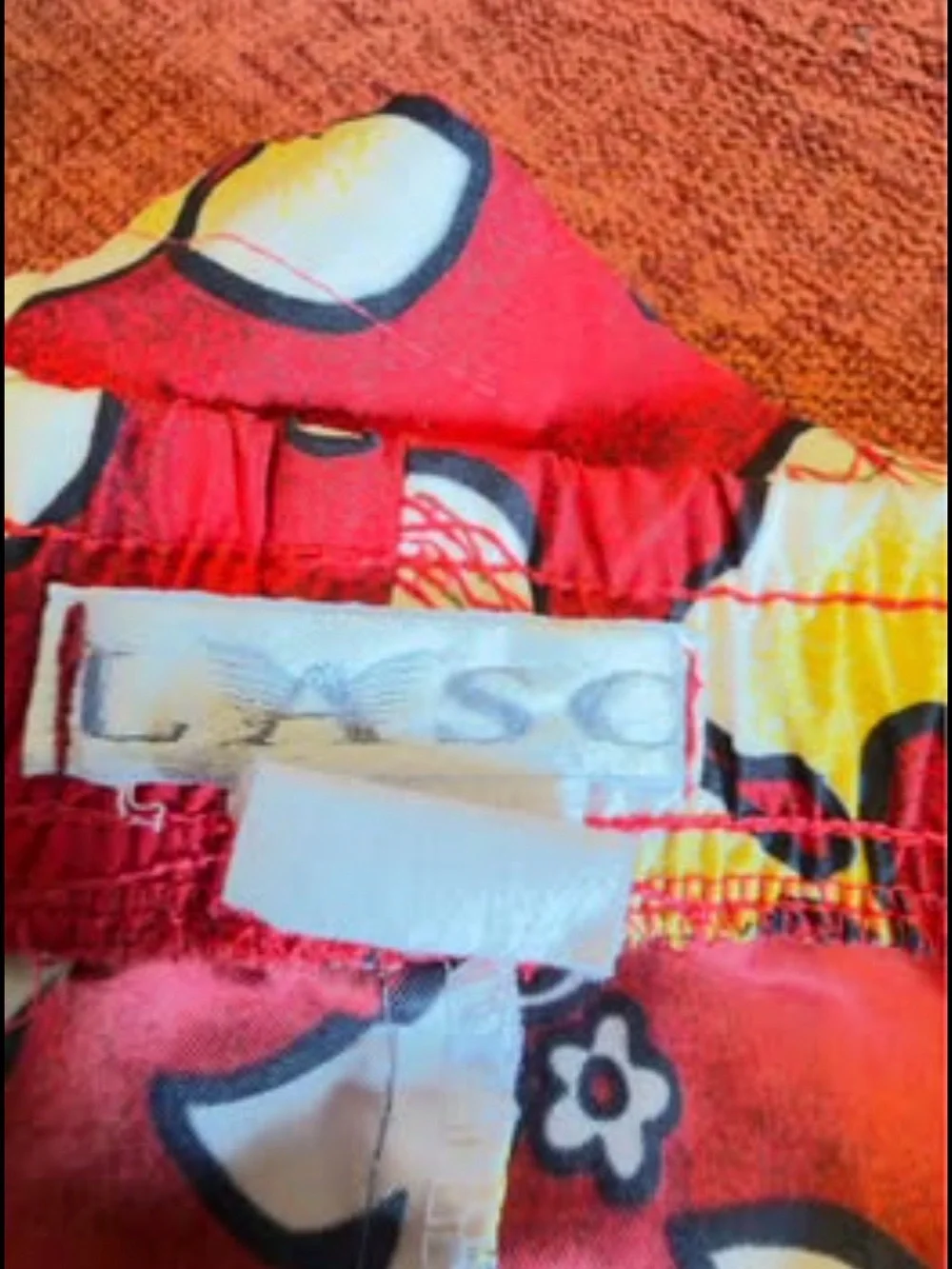 Vintage L.A.S.O. Hawaiian Floral Swim Trunks/Beach Shorts